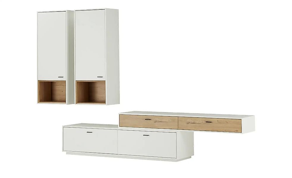 Jette Home Wohnkombination  Coruna ¦ weiß ¦ Maße (cm): B: 326 H: 208 T: 50. günstig online kaufen