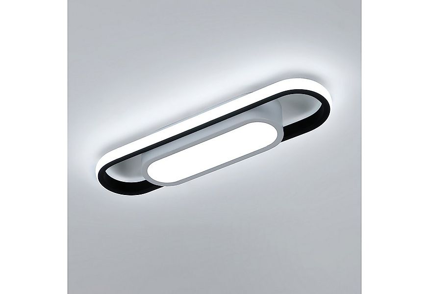 Goeco LED Deckenleuchte LED ovale Lampe, Energiesparlampe, für Wohnzimmer, günstig online kaufen