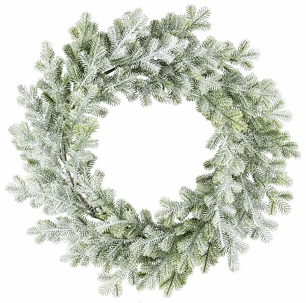 Creativ green Kunstkranz "Taxus-Kranz", mit Frost-Optik günstig online kaufen