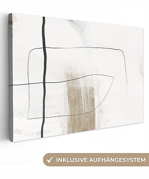 OneMillionCanvasses® Leinwandbild Farbe - Schwarz - günstig online kaufen