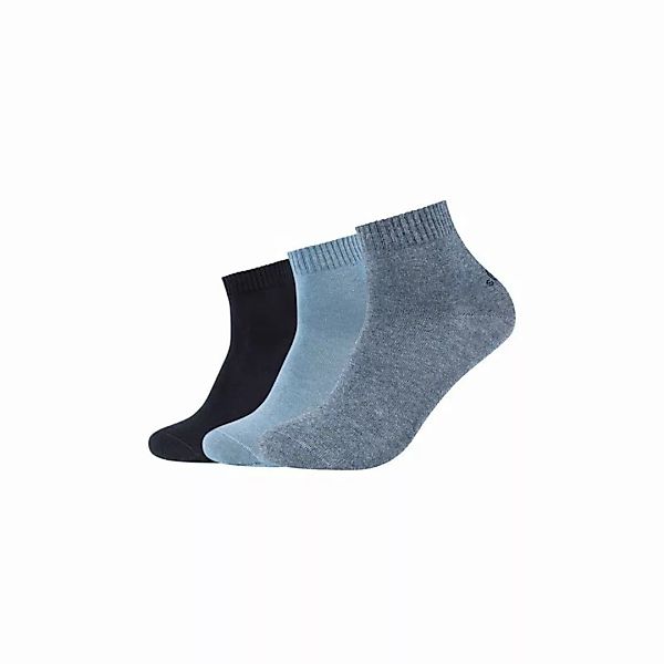 s.Oliver 3 Paar Unisex Quarter Socken, Einfarbig S21001 - Farbenwahl Mehrfa günstig online kaufen