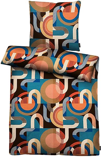 APELT Bettwäsche "Jim GOTS" 2 Stk. Siebziger Jahre Motive günstig online kaufen