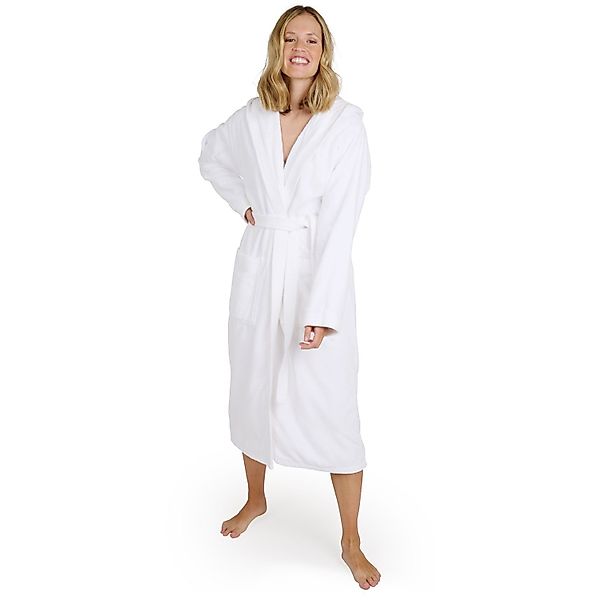 Blumtal Bademantel Damen, mit gefütterter Kapuze, günstig online kaufen
