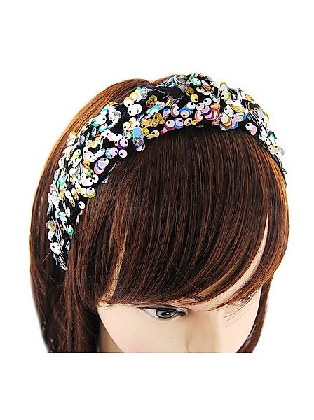 axy Haarreif Breiter Haarreif mit Pailletten und Knoten, Wunderschön Damen günstig online kaufen
