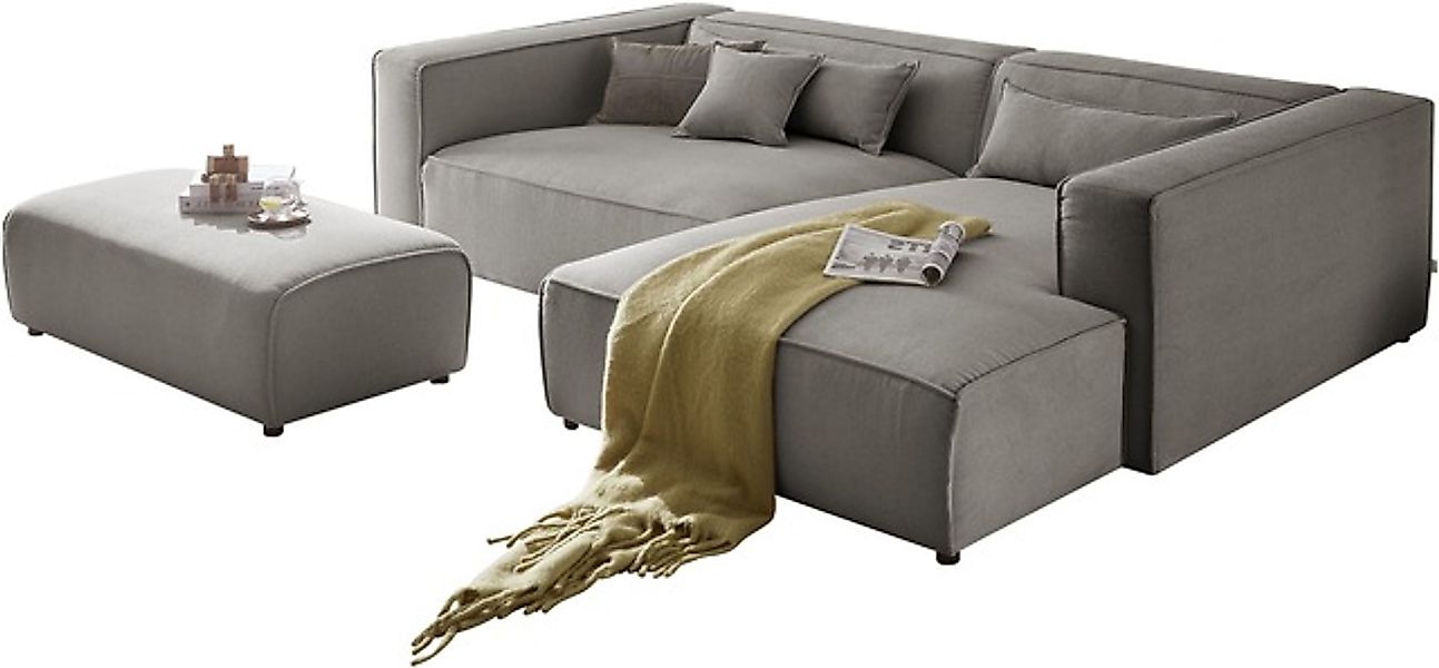 LeGer Home by Lena Gercke Ecksofa »PIARA XXL, L-Form, Schlaffunktion, Cord, günstig online kaufen