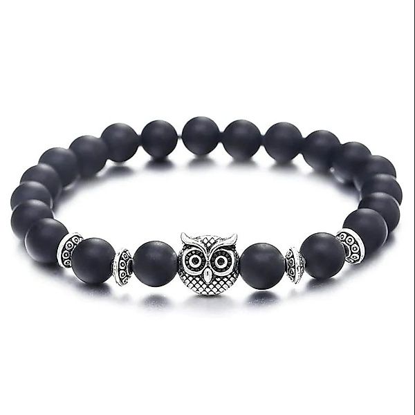 KARMA Perlenarmband Eule Braun, Weiß od. günstig online kaufen