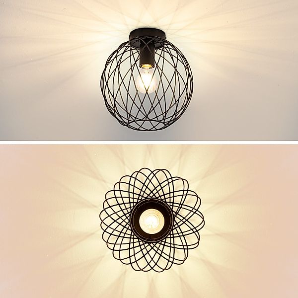 Nettlife Deckenleuchte 1 Flammig Deckenlampe Vintage günstig online kaufen