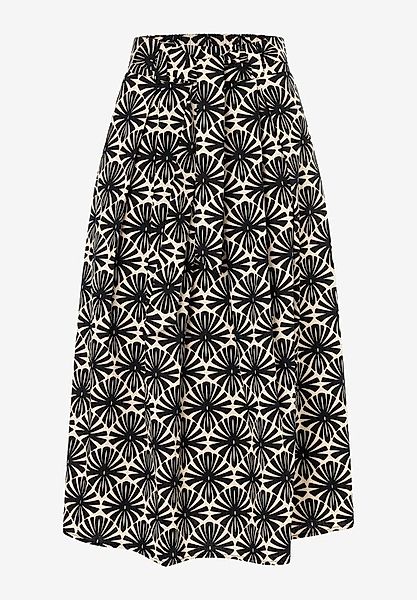 MORE&MORE A-Linien-Rock Baumwollrock günstig online kaufen