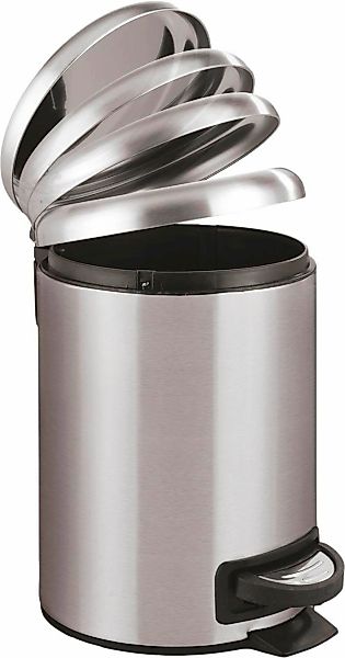 Wenko Tret-Mülleimer Leman Easy Close 3, Edelstahl günstig online kaufen