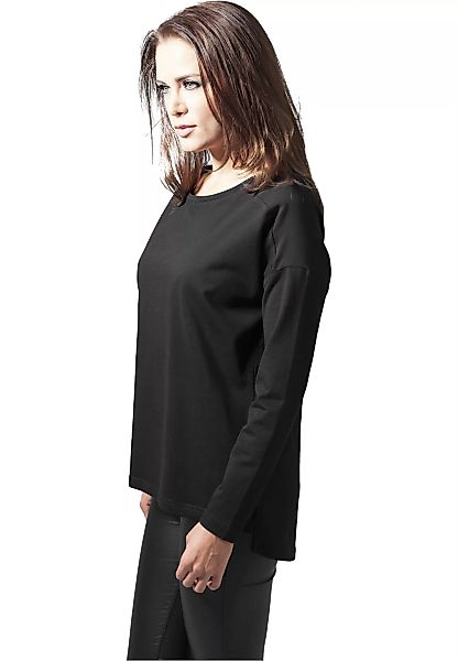 URBAN CLASSICS Sweater "Damen Ladies Oversize Chiffon Crew", (1 tlg.) günstig online kaufen