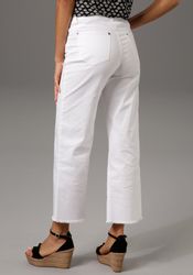 Aniston CASUAL 7/8-Jeans mit leicht ausgefranstem Beinabschluss günstig online kaufen