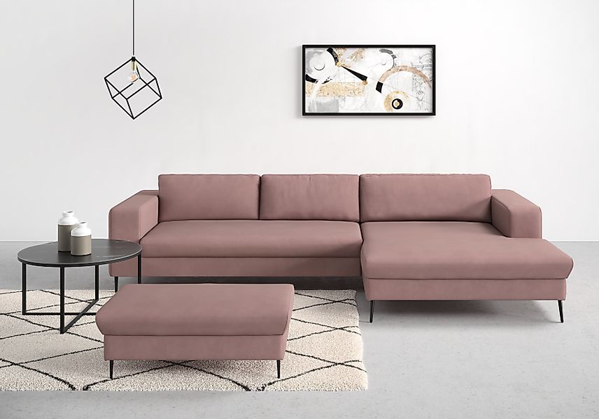 DOMO collection Ecksofa »Modica, zeitlos und elegant, L-Form« moderne Optik günstig online kaufen