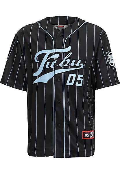 Fubu Langarmhemd "Fubu Herren FM232-003-1 FUBU Varsity Pinstripe Baseball J günstig online kaufen
