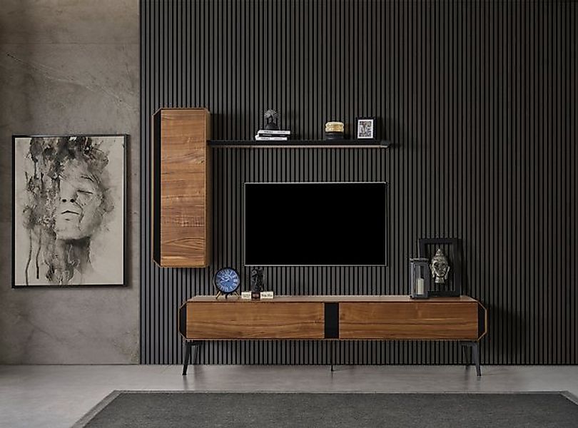Dekorist TV-Schrank Modernes Luxus TV Gerät,87kg 45x45x200cm günstig online kaufen