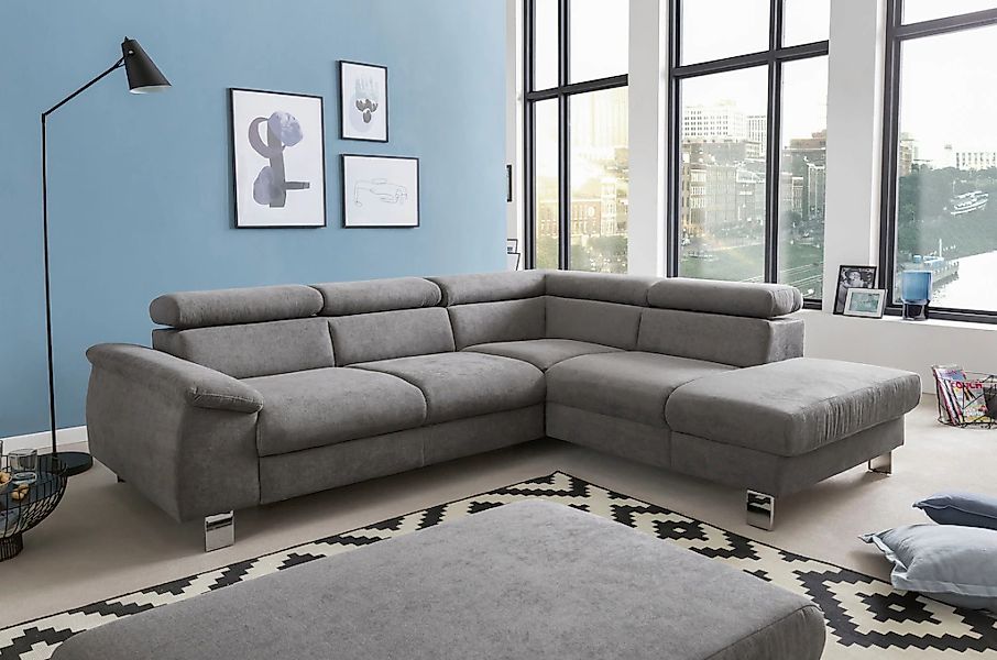 COTTA Polstergarnitur "Komaris L-Form", (Set), Set bestehend aus: Ecksofa m günstig online kaufen