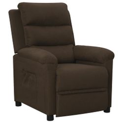 vidaXL Sessel Relaxsessel Dunkelbraun Stoff (1-St) günstig online kaufen