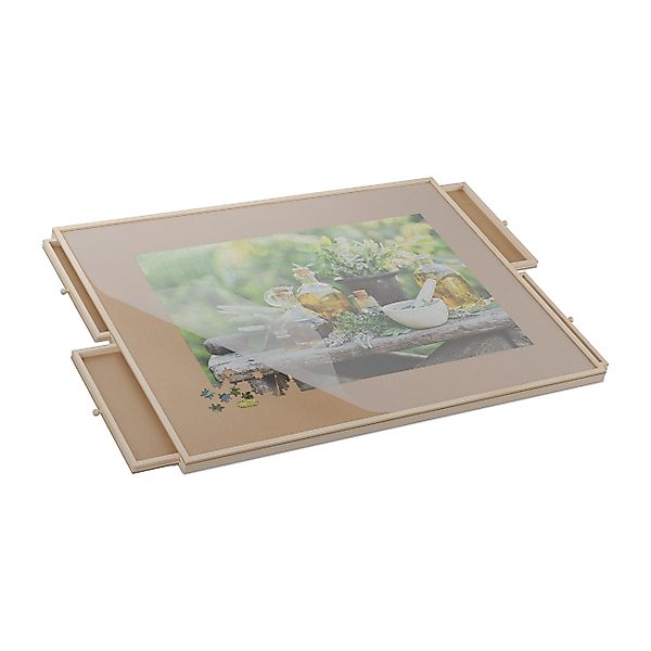 relaxdays Puzzleunterlage Neig- und drehbares Puzzlebrett, günstig online kaufen