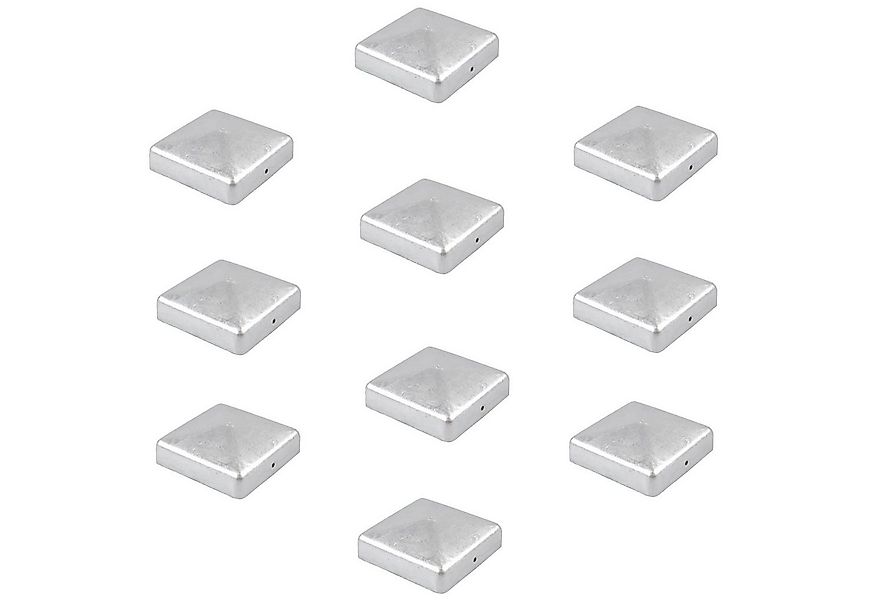 Holmwerk Pfostenkappe 10xverzinkt 71 mm Pyramide Abdeckkappe für Pfosten 7 günstig online kaufen