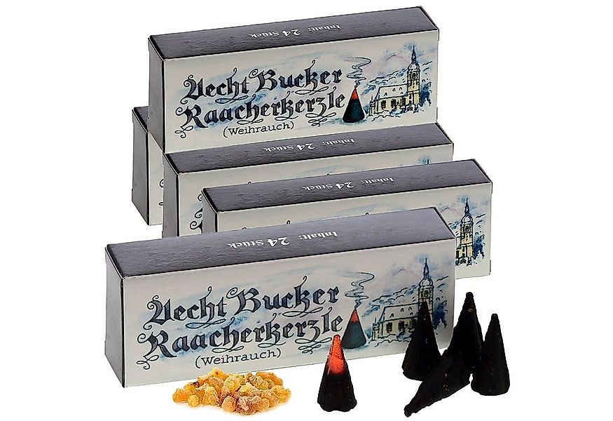 Dekohelden24 Duftkerze 5 Päckchen - Echt Bucker Räucherkerzen - Weihrauch ( günstig online kaufen