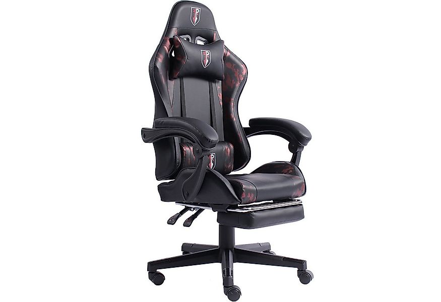 TRISENS Gaming-Stuhl Gaming-Stuhl Arijus Chefsessel mit Fußstütze im Racing günstig online kaufen