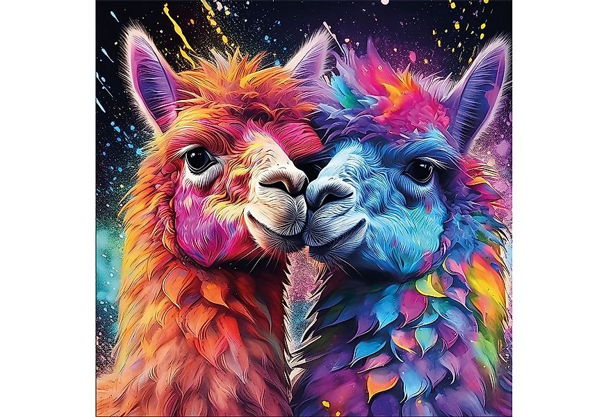 artissimo Glasbild Glasbild 50x50cm Bild aus Glas lustiges, witziges Bild b günstig online kaufen