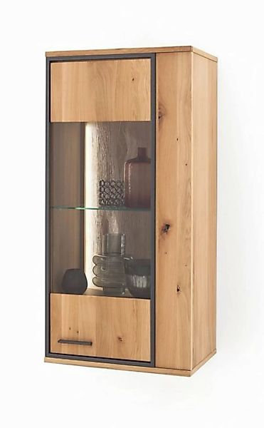 expendio Vitrine Conor 8 Asteiche Bianco teilmassiv 60x123x37 cm vormontier günstig online kaufen