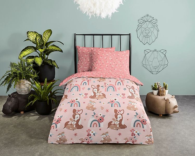 good morning Babybettwäsche "Bibi blossom" 2 Stk. Baumwolle, 120x150, Reißv günstig online kaufen