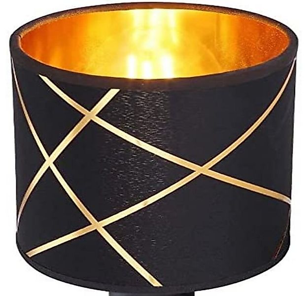 Lichthandel Hoch Lampenschirm Lampenschirm E27 Stoffschirm Rund Retro Vinta günstig online kaufen