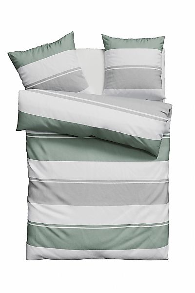 OTTO home Bettwäsche "Yonne" 2 Stk. in frischen Farben, gestreifte Bettwäsc günstig online kaufen