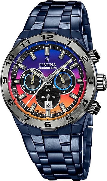 Festina Quarzuhr Herrenuhr - Datumsfenster mit Lupe, Polyurethan Armband günstig online kaufen