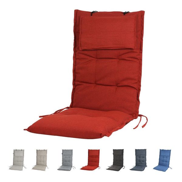 SLaaviinoo Hochlehnerauflage Gartenstuhlauflagen Hochlehner (120x50x6cm) Si günstig online kaufen