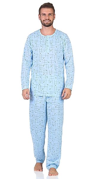EloModa Pyjama Herren Pyjama Schlafanzug einem günstig online kaufen