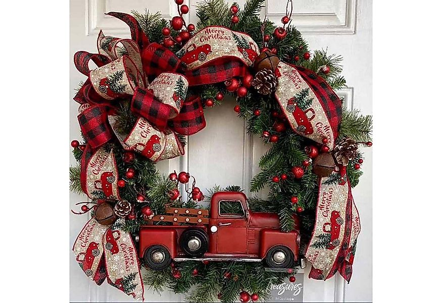 trends for living Dekokranz Weihnachtskranz40cm Künstlicher Weihnachtskranz günstig online kaufen