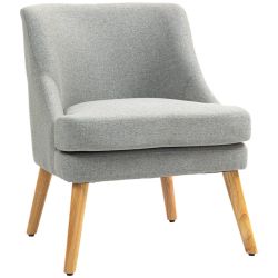 HOMCOM Relaxsessel mit Leinenoptik, Armlehne, Gepolstert günstig online kaufen