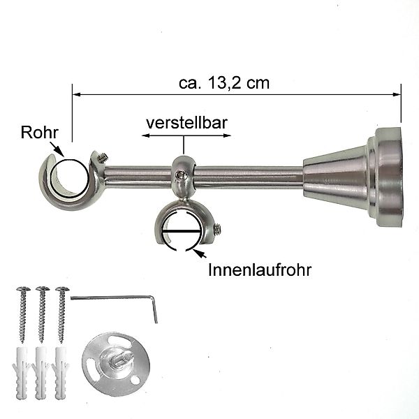 BASIT Gardinenstange Rohr und Innenlauf 16 günstig online kaufen