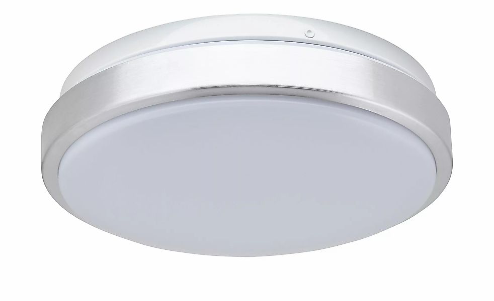 KHG LED-Deckenleuchte  silberfarben / weiß   ¦ silber ¦ Maße (cm): H: 8  Ø: günstig online kaufen