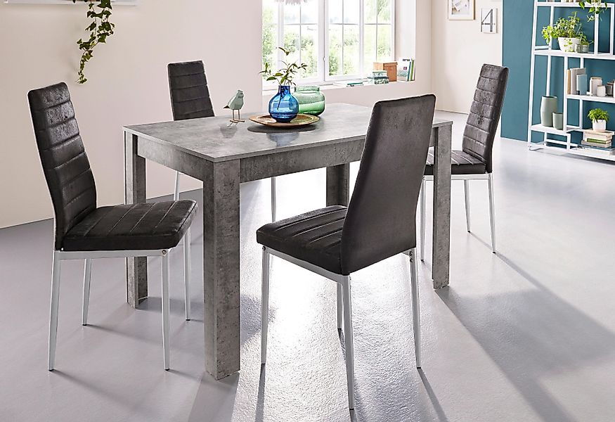 INOSIGN Essgruppe mit Tisch und 4 günstig online kaufen