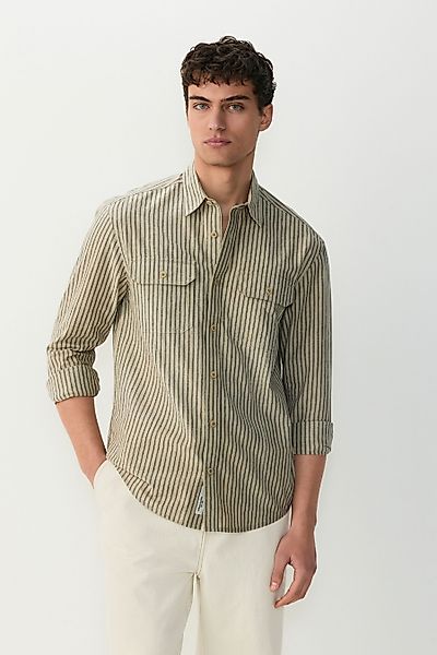Next Langarmhemd Langarmhemd mit Streifen aus günstig online kaufen