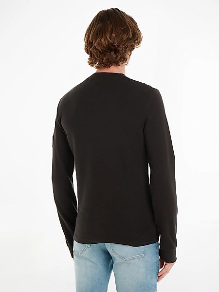 Calvin Klein Jeans Langarmshirt BADGE WAFFLE günstig online kaufen