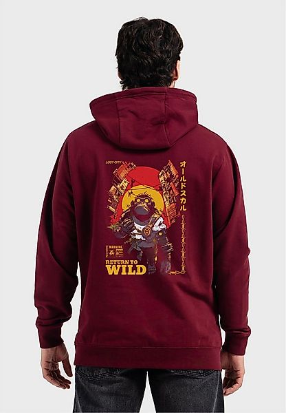 Oldskull Sweatjacke Wrldvibe Return to Wild Graphic mit coolem Rückenprint günstig online kaufen