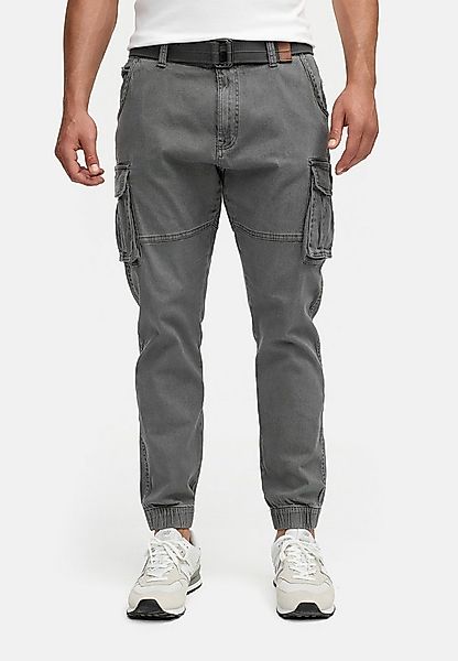 Indicode Cargohose Herren Kerr Cargo Hose Herrenhose aus elastischer Baumwo günstig online kaufen