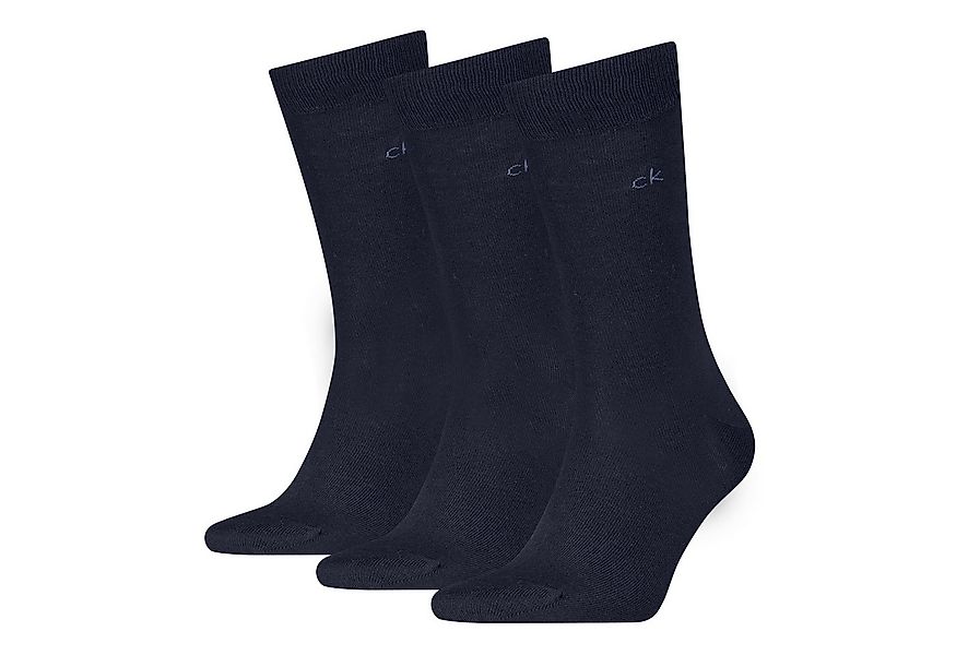 Calvin Klein Socken CK MEN SOCK (3 Paar) uni, Cotton-Mix, breiter Bund günstig online kaufen