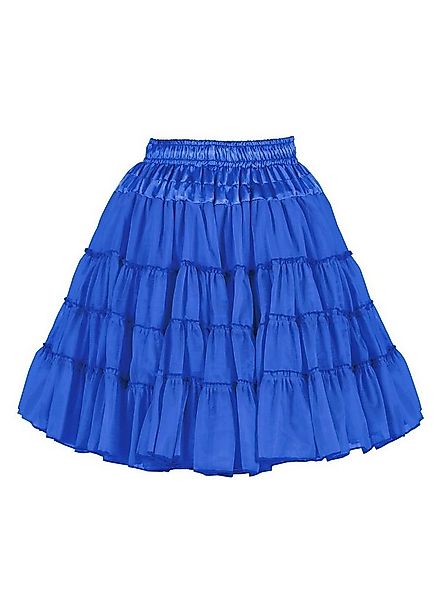 thetru Kostüm Petticoat Deluxe blau 2-lagig, Mittellanger Unterrock in zwei günstig online kaufen