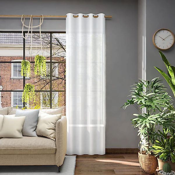 Neutex for you Vorhang "Libre-ECO" Ösen 1 Stk. tlg. günstig online kaufen