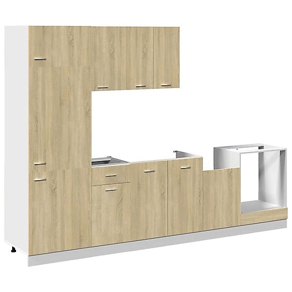 vidaXL 7-Tlg Küchenschrank-Set Lyon Sonoma-Eiche Holzwerkstoff 3307654 günstig online kaufen