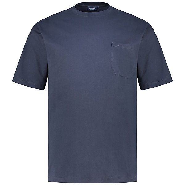 ADAMO Basic T-Shirt mit Brusttasche Farbe dunkelblau Größe: 4XL günstig online kaufen