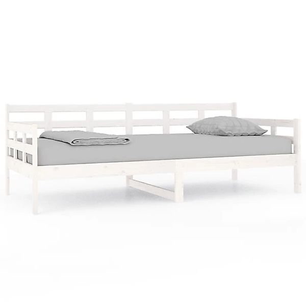 vidaXL Tagesbett Weiß Massivholz Kiefer 90x200 cm1279874 günstig online kaufen