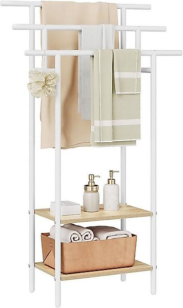 EUGAD Handtuchständer, Handtuchhalter, mit 3 Handtuchstangen aus Metall Hol günstig online kaufen
