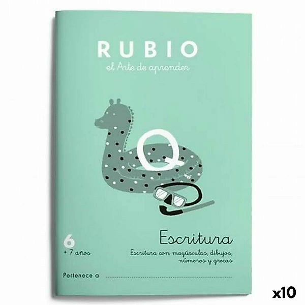 Schreib- Und Kalligraphie-notizbuch Rubio Nº06 Spanisch 20 Bettlaken 10 Stü günstig online kaufen