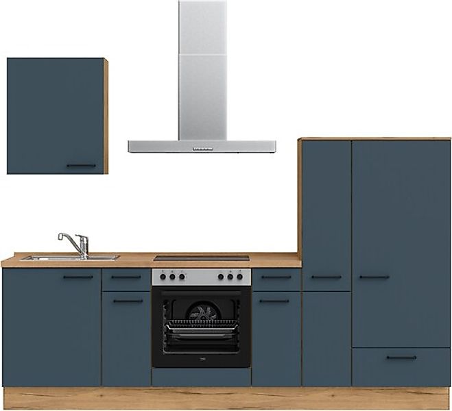 nobilia® Küchenzeile »"Easytouch I"« vormontiert, Ausrichtung wählbar, Brei günstig online kaufen